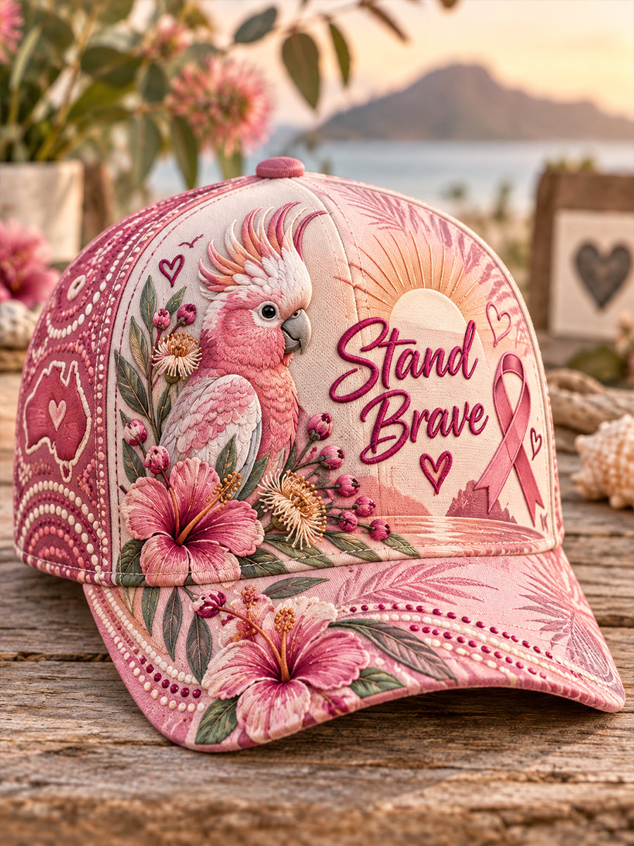 Unisex Breast Cancer Awareness Culture In Australia Hat