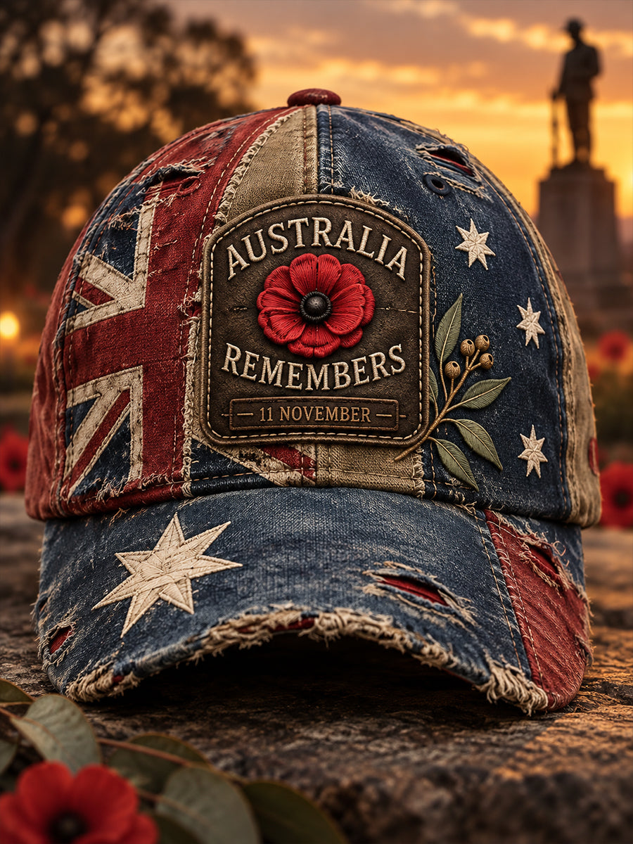 Unisex Australian Veteran Remembrance Day Hat