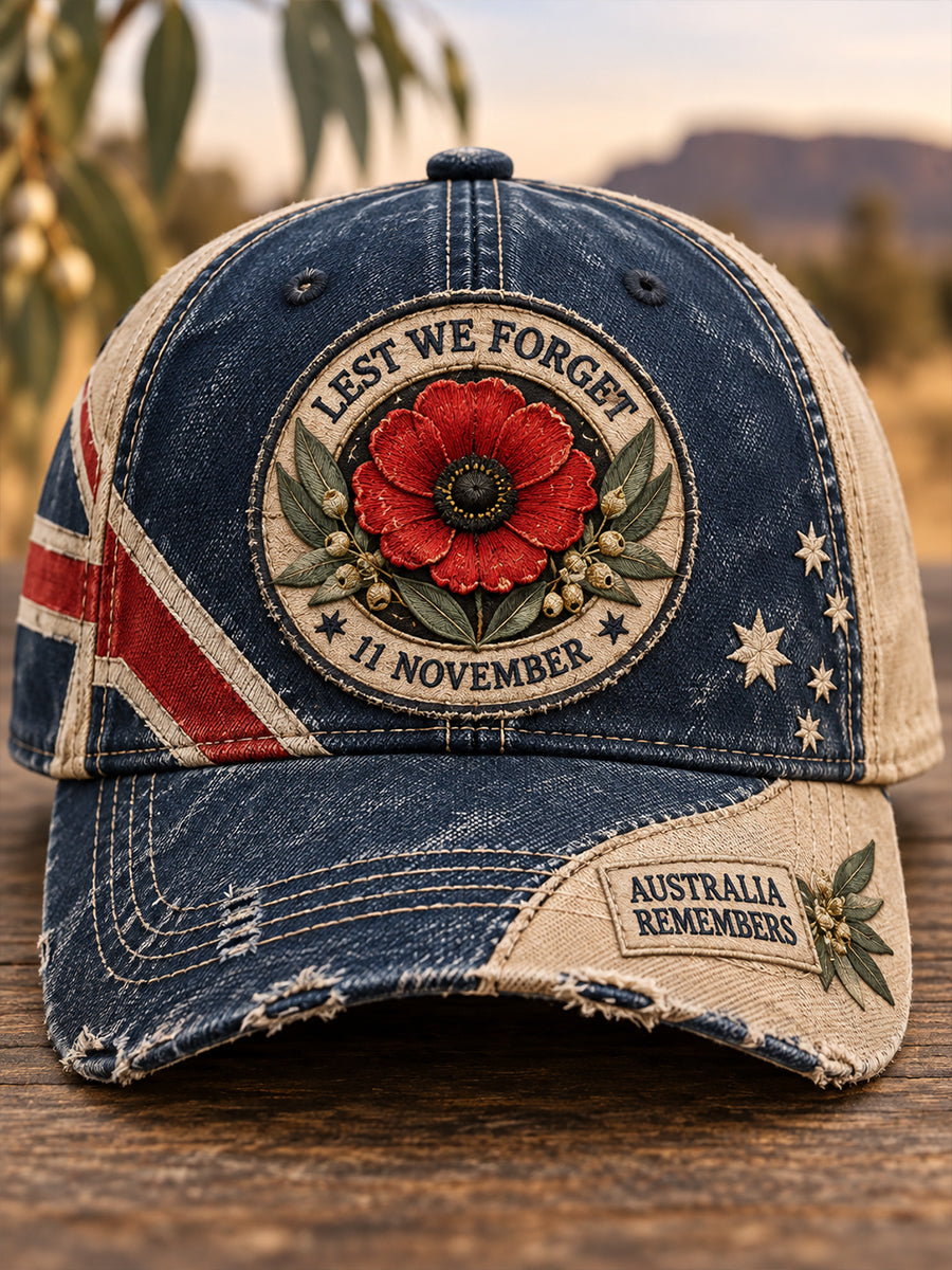Unisex Australian Veterans Remembrance Day Hat