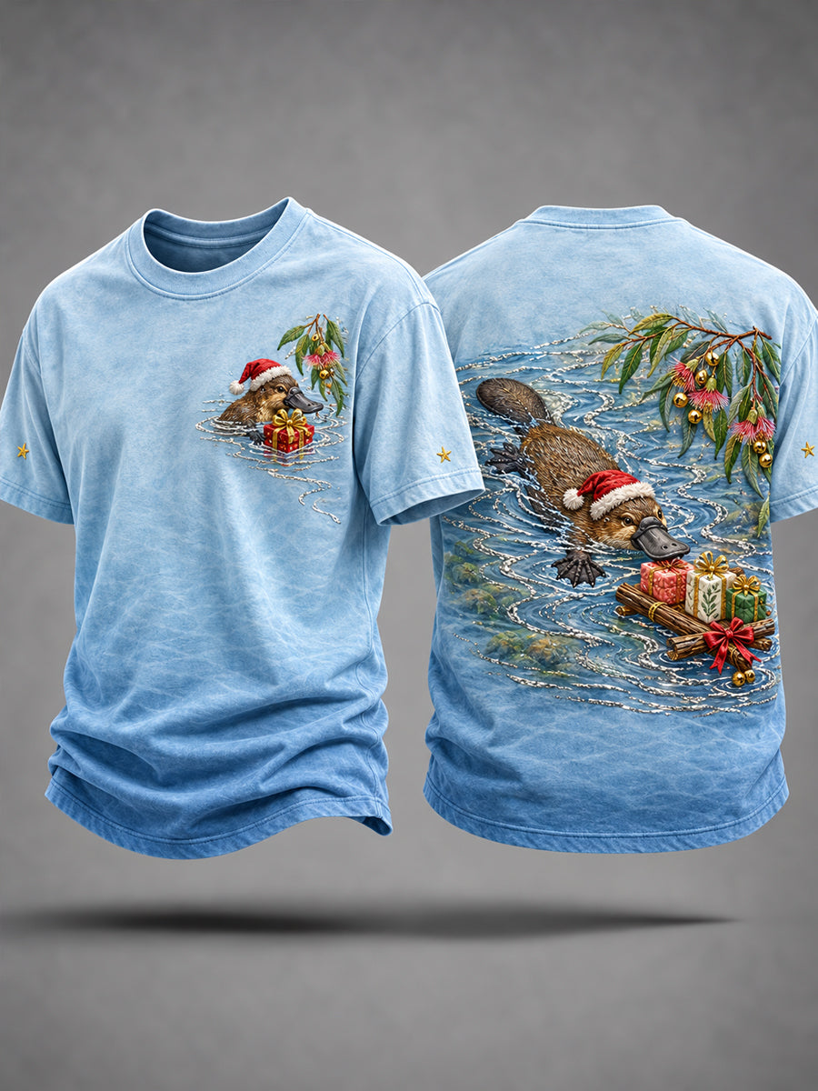 Men's Christmas In Australia Short Sleeves T-Shirt