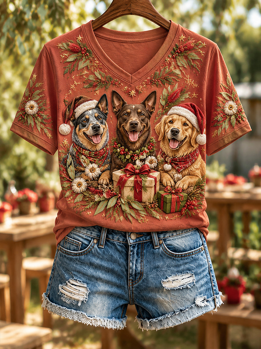 Women's Christmas In Australia Short-Sleeved T-Shirt