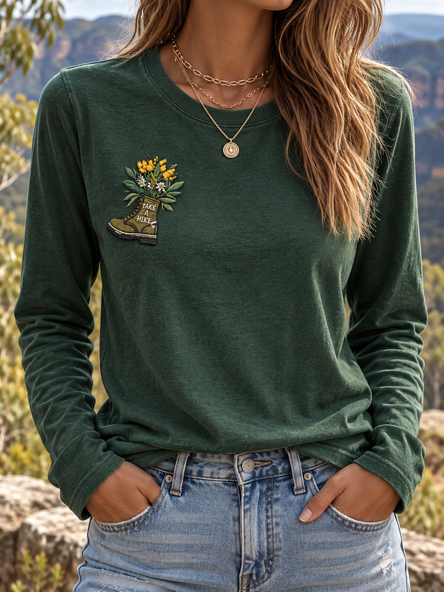 Women's Australia Hiking Art Printed T-shirt