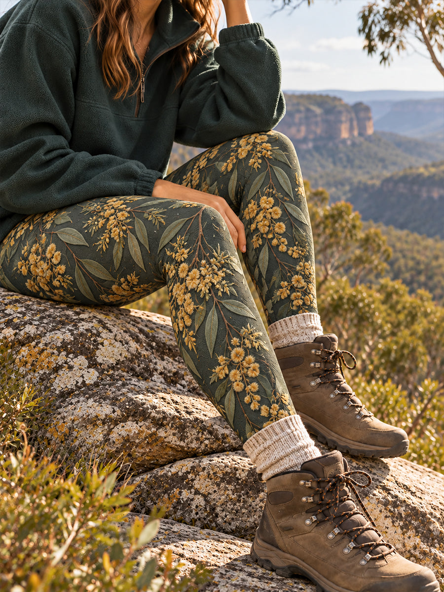 Women's Australia Hiking Art Printed Leggings
