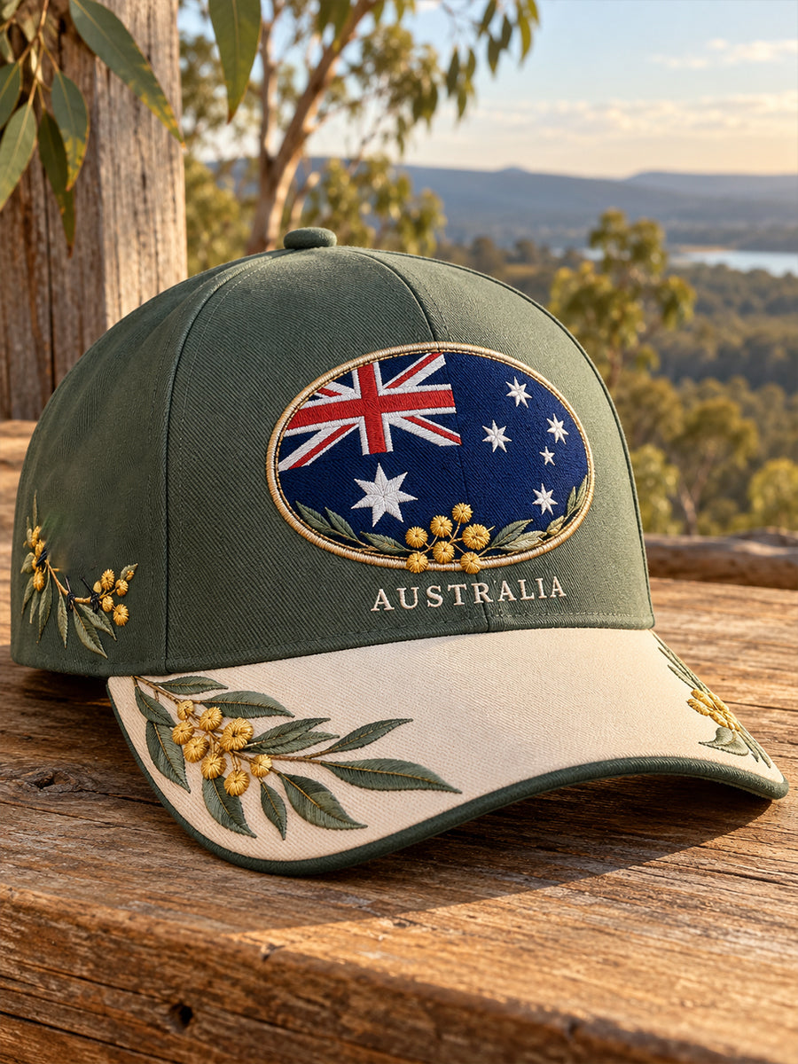 Unisex Australia Day Proud Aussie Art Printed Hat