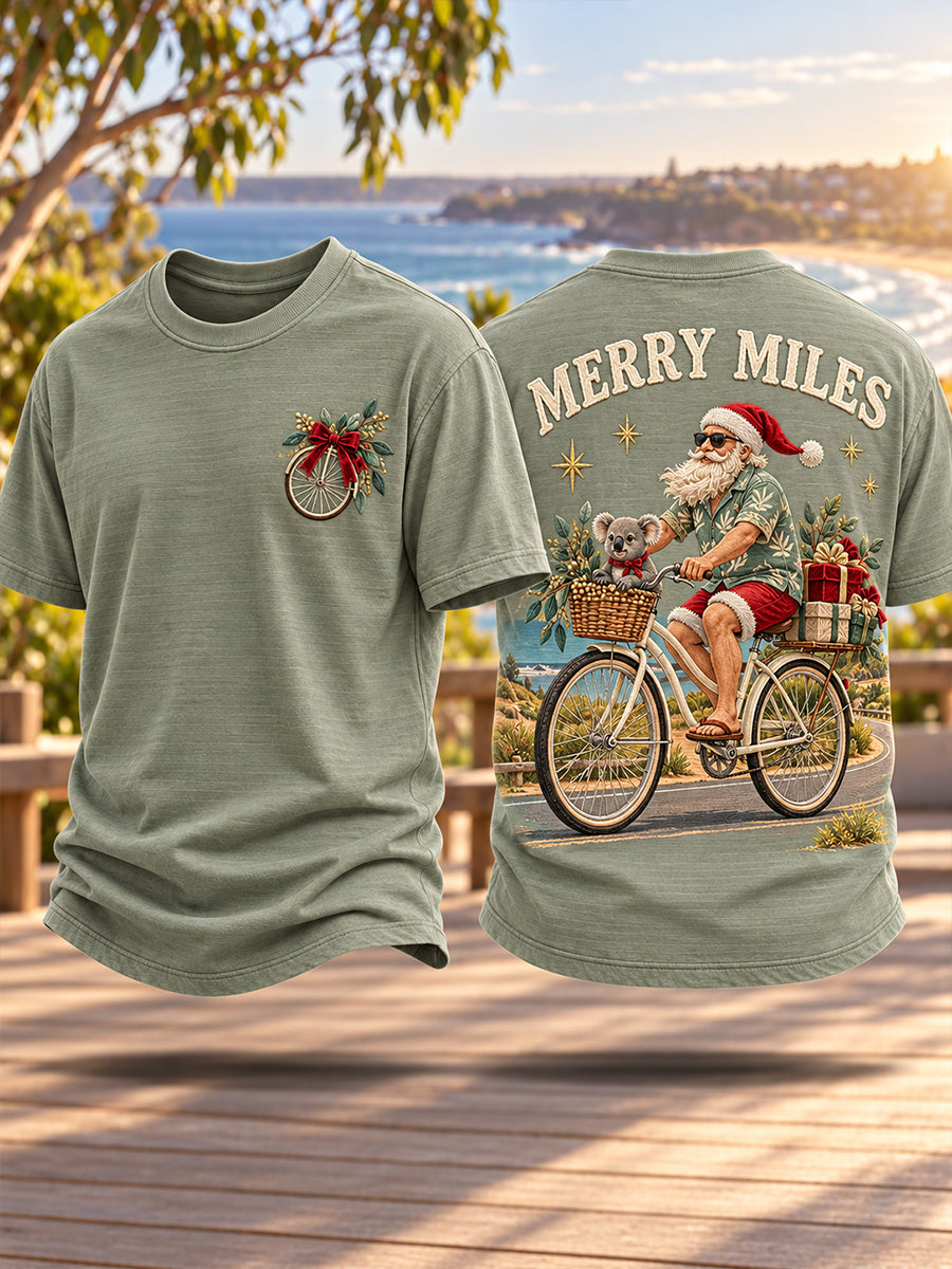 Men's Christmas In Australia Short Sleeves T-Shirt
