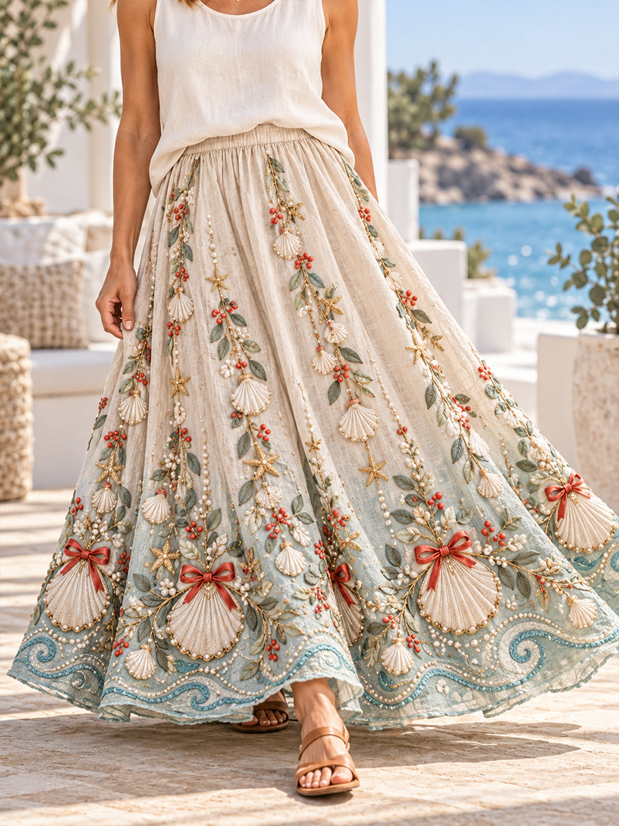 Women's Australian Christmas Half-length Skirt