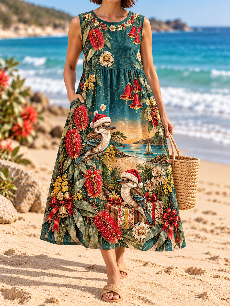 Women's Christmas In Australia Casual Dress