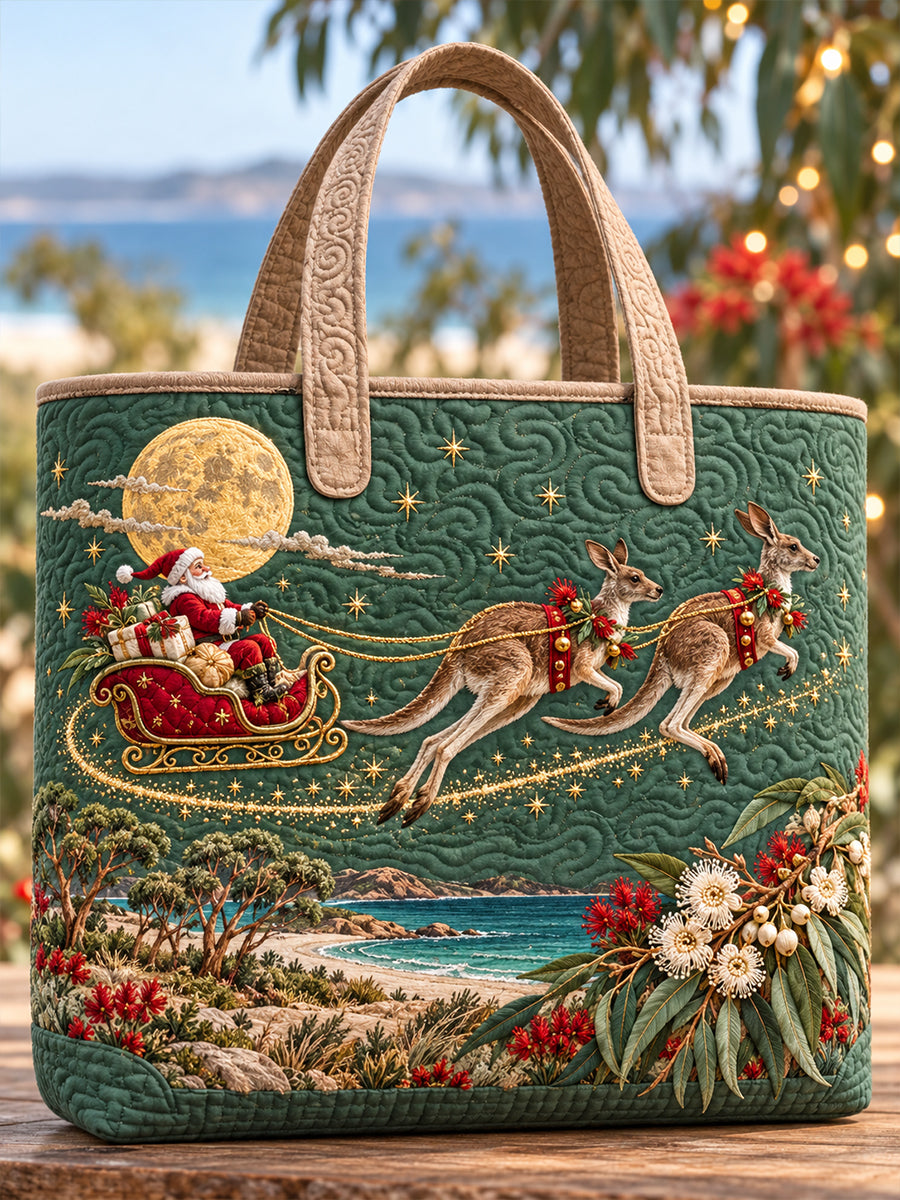 Christmas In Australia Vintage Luggage Bag