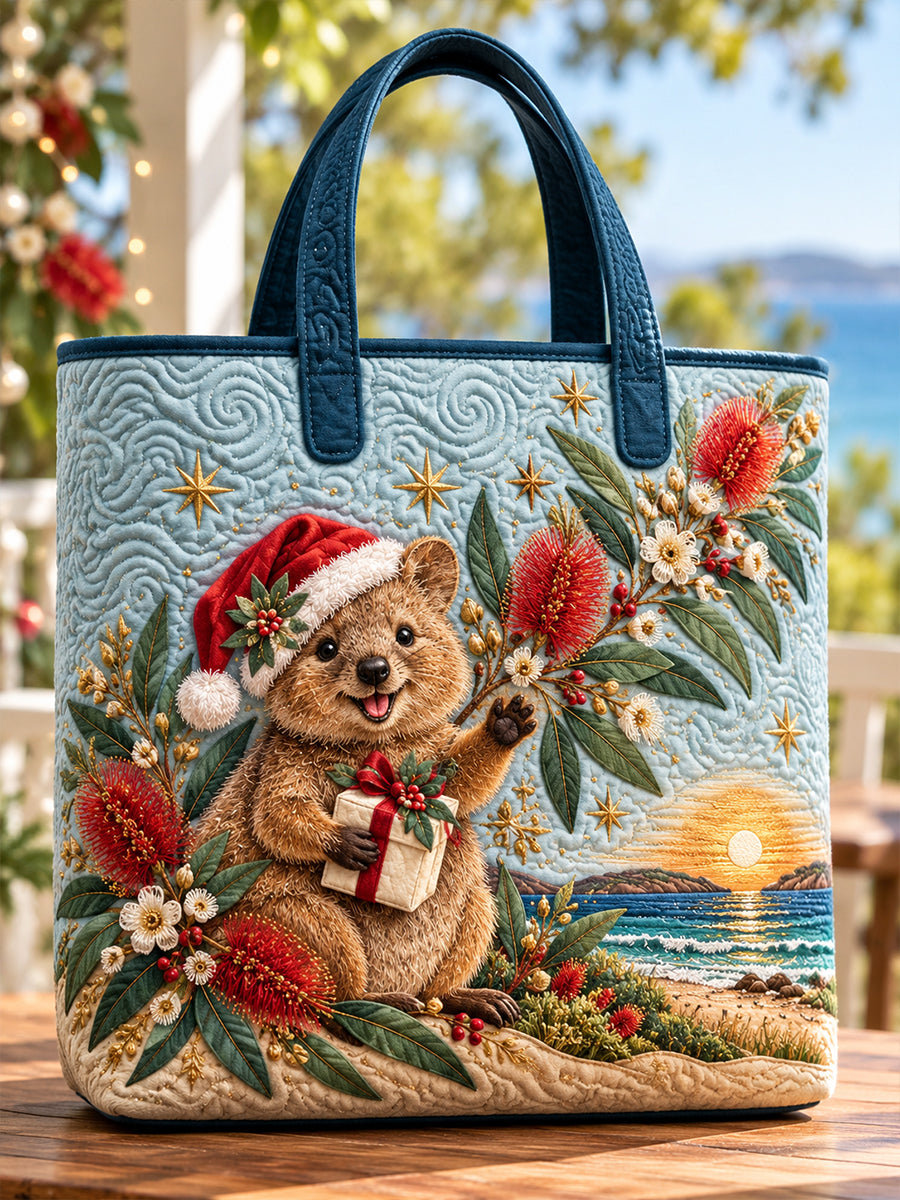 Christmas In Australia Vintage Luggage Bag