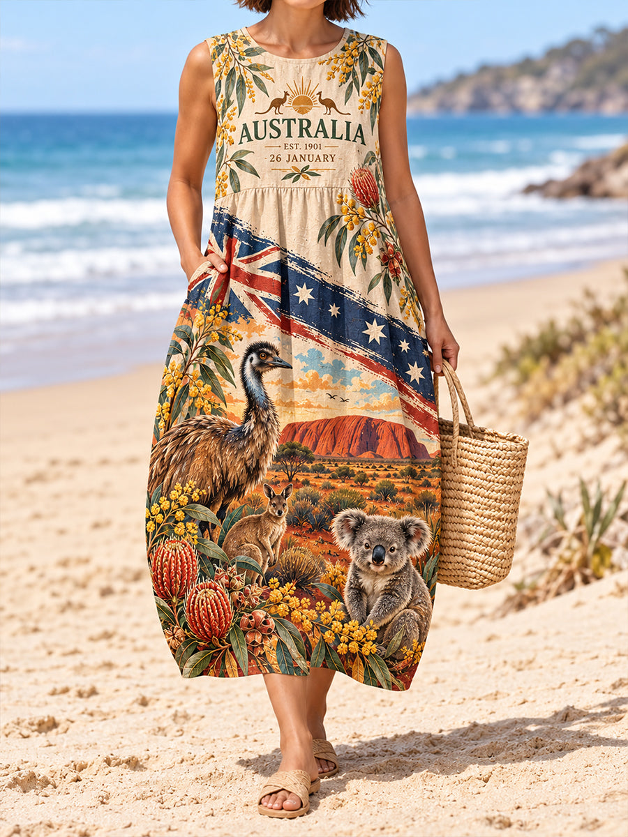 Women's Australia Day Casual Dress