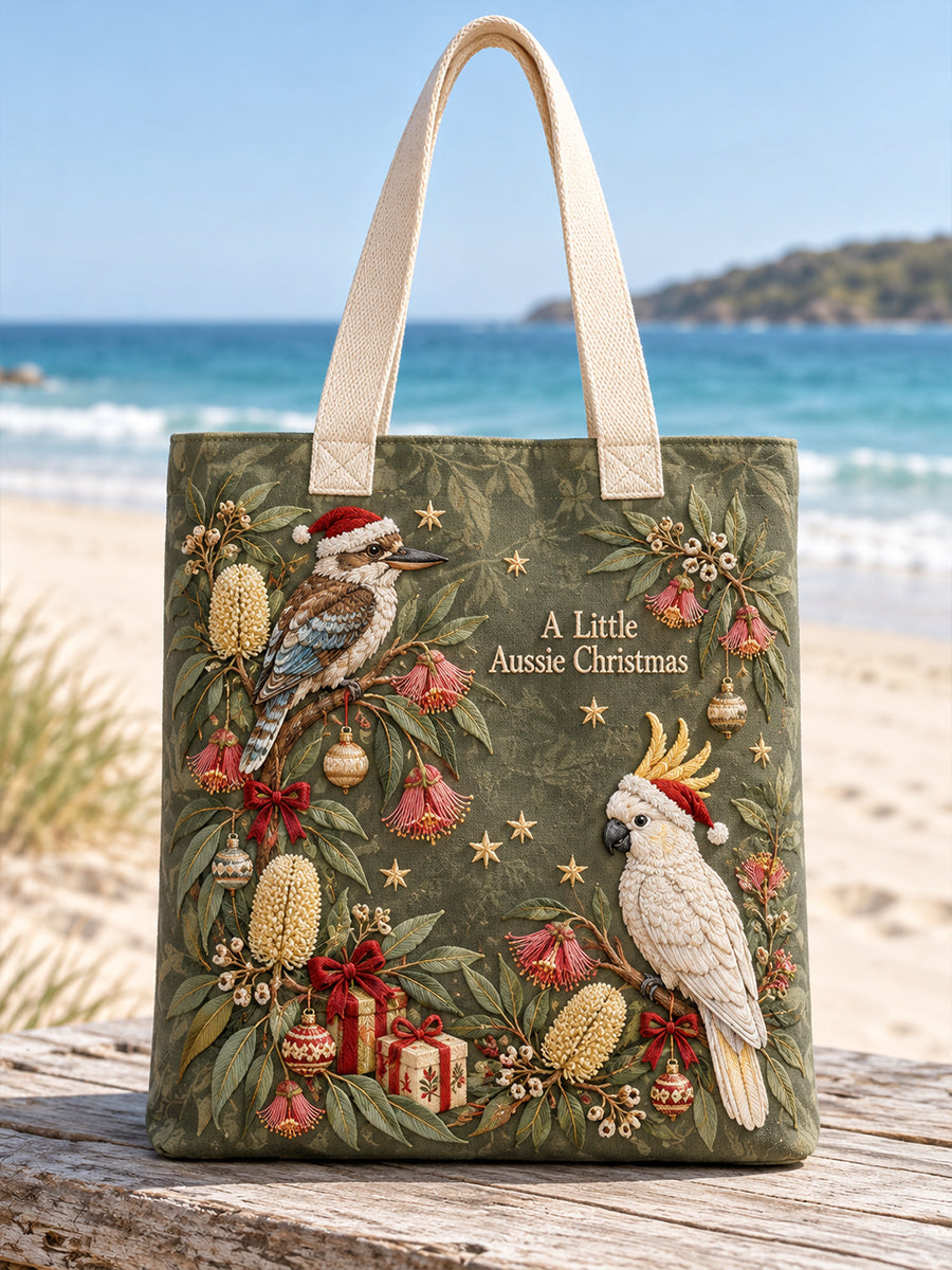 Christmas Art Printed Canvas Bag