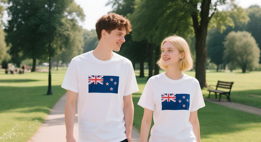 New Zealand Flag T-Shirts and Polo Shirts: Celebrate Summer in Style with Kiwi Pride