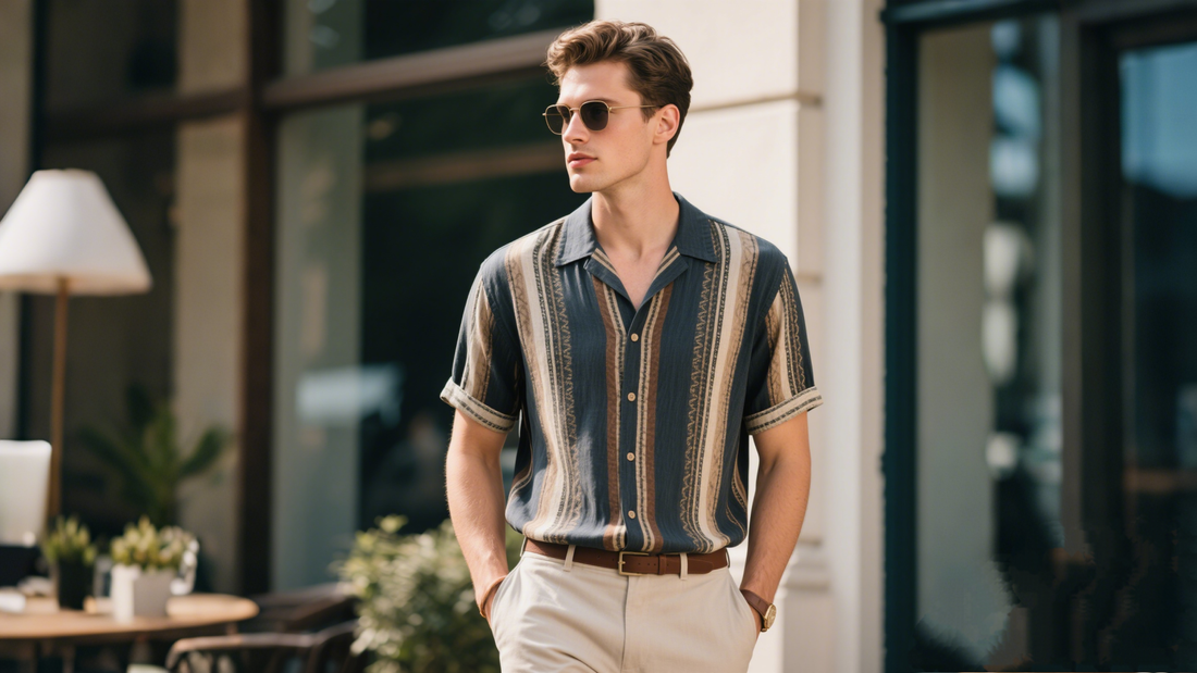 Perfectly Styled: How to Rock Men's Short Sleeve Shirts This Season