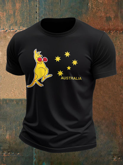 Men's Boxing Lover Printed T-shirt