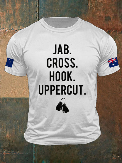 Men's Boxing Lover Printed T-shirt