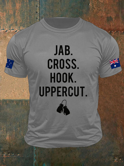 Men's Boxing Lover Printed T-shirt