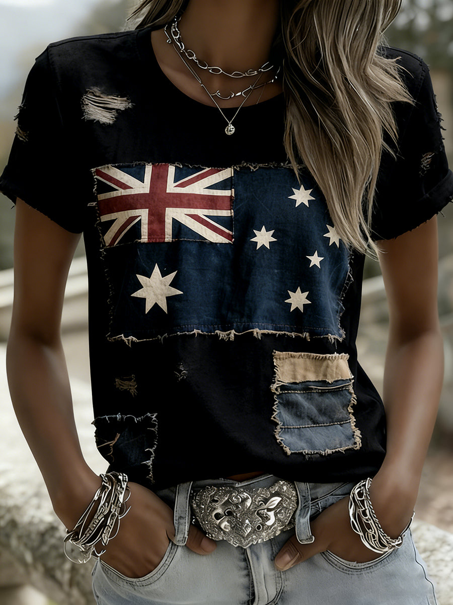 Women's Vintage Australian Holiday Casual Comfortable T-shirt