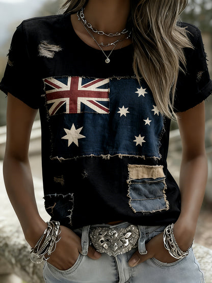 Women's Vintage Australian Holiday Casual Comfortable T-shirt