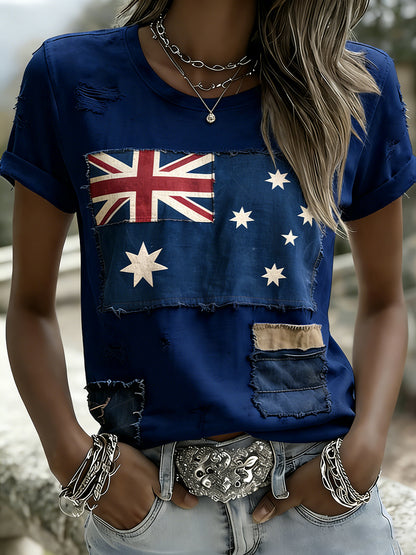 Women's Vintage Australian Holiday Casual Comfortable T-shirt