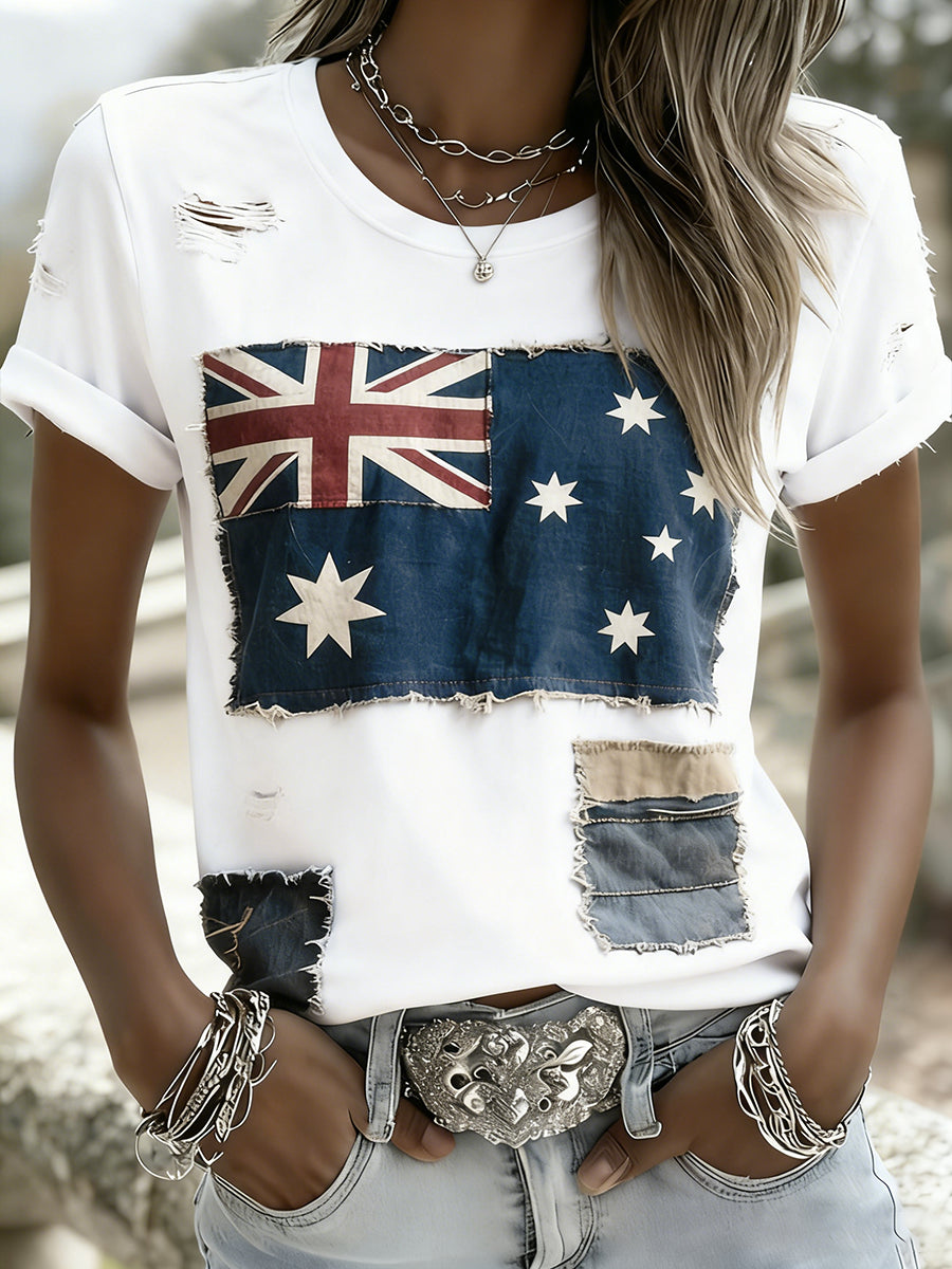 Women's Vintage Australian Holiday Casual Comfortable T-shirt