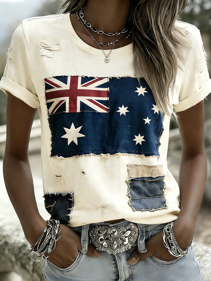 Women's Vintage Australian Holiday Casual Comfortable T-shirt