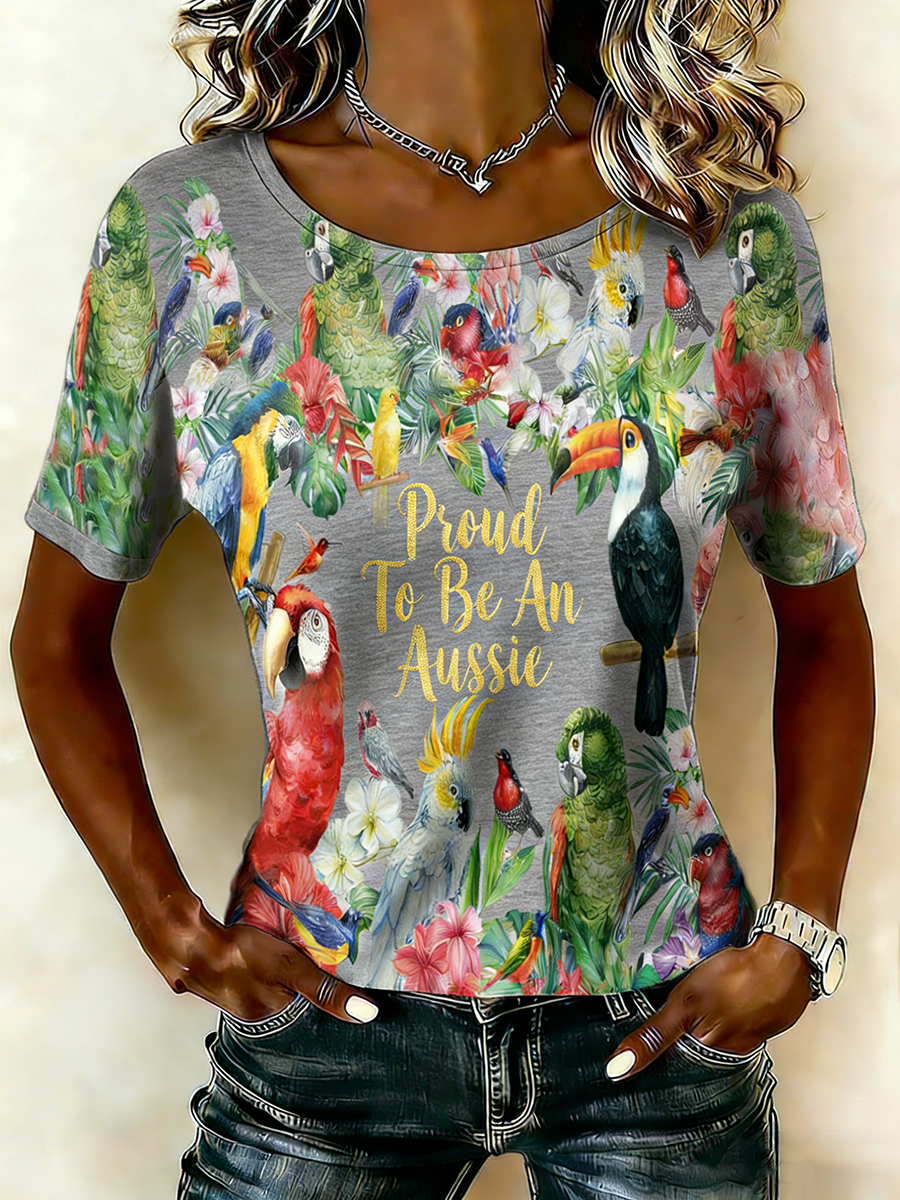 Women's Vintage Australian Holiday Short-Sleeve T-Shirt
