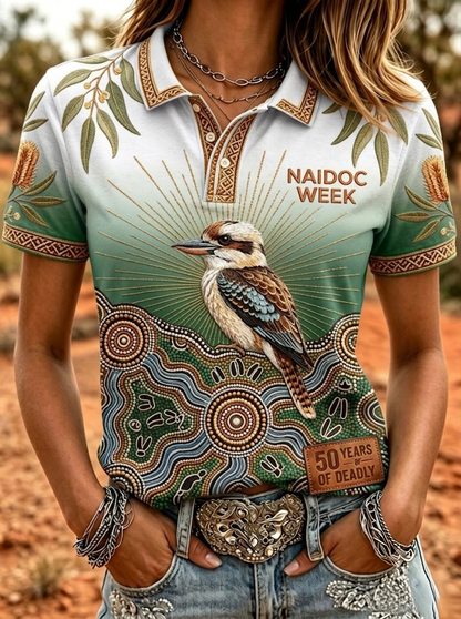 Women's Naidoc Week Art Print Short-Sleeve T-Shirts