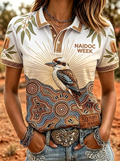 Women's Naidoc Week Art Print Short-Sleeve T-Shirts