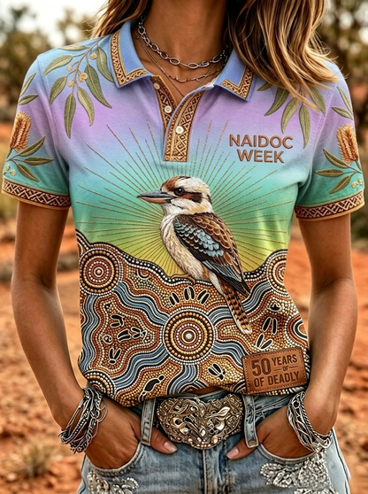 Women's Naidoc Week Art Print Short-Sleeve T-Shirts