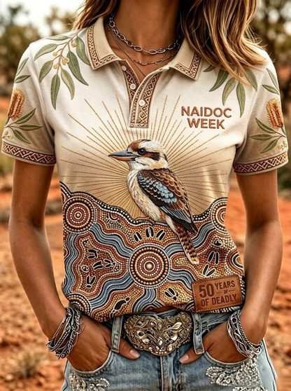 Women's Naidoc Week Art Print Short-Sleeve T-Shirts