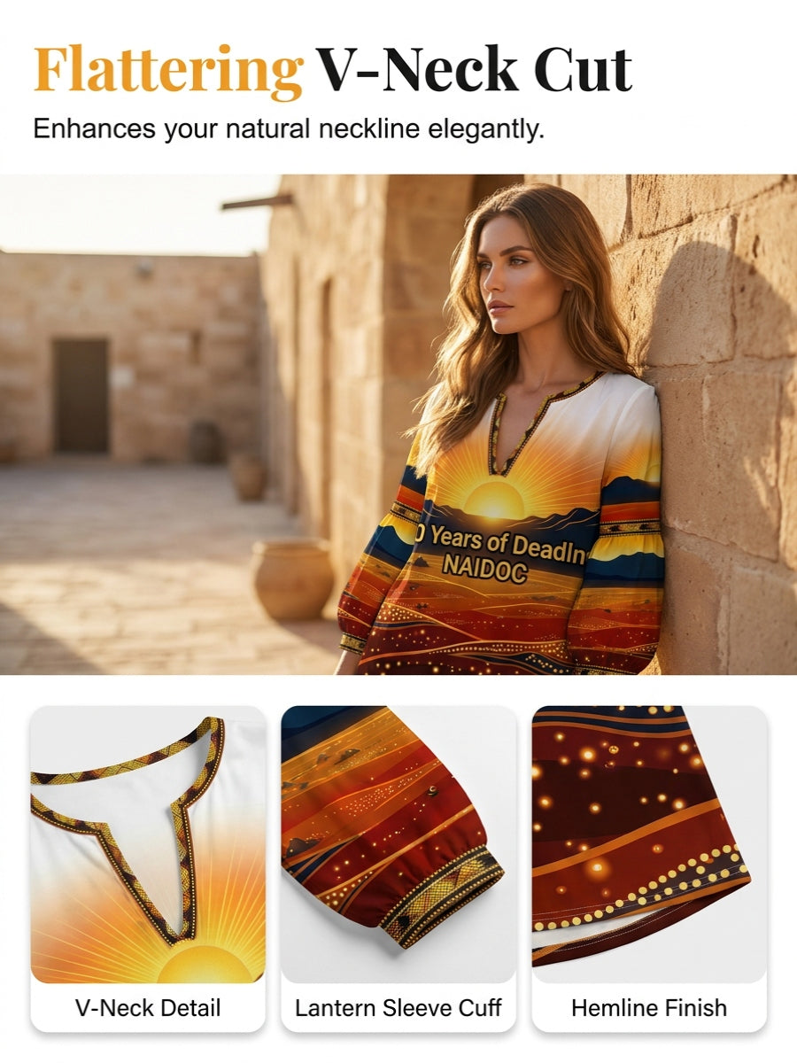 Retro Australian NAIDOC Week Art Print Casual Top