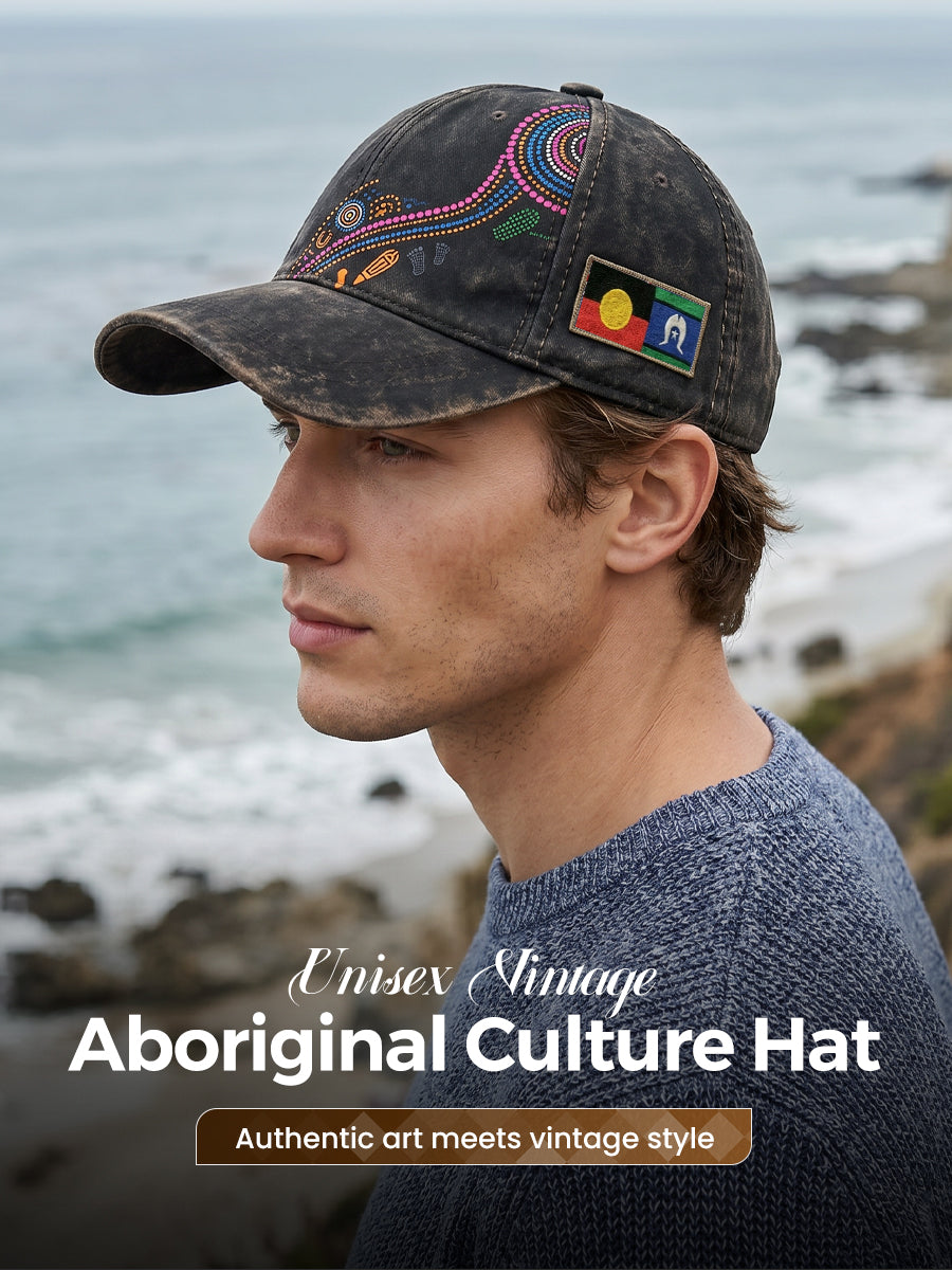 Unisex Vintage AU Aboriginal Culture Hat
