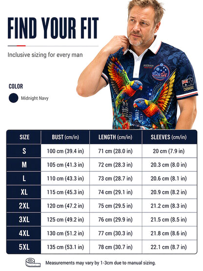 Men's Australian Animals Short Sleeve Shirt