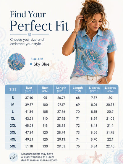 Women's Australia Breast Cancer Awareness Polo T-Shirt
