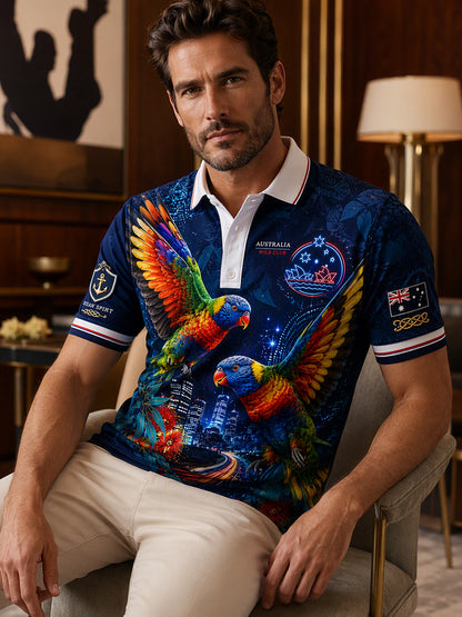 Men's Australian Animals Short Sleeve Shirt