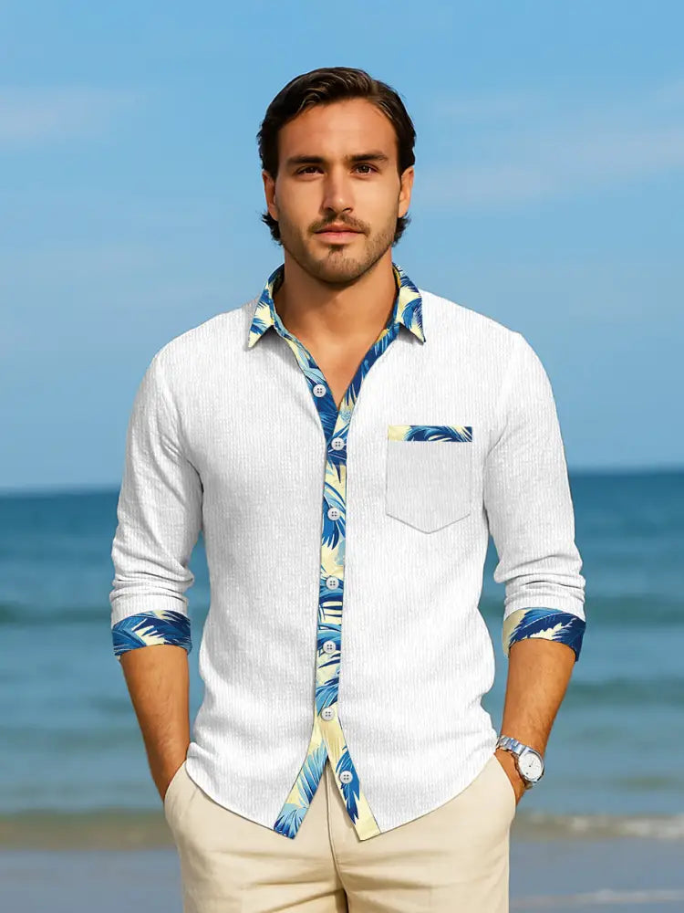 Men’s Beach Hawaiian Shirts Men’s Clothing