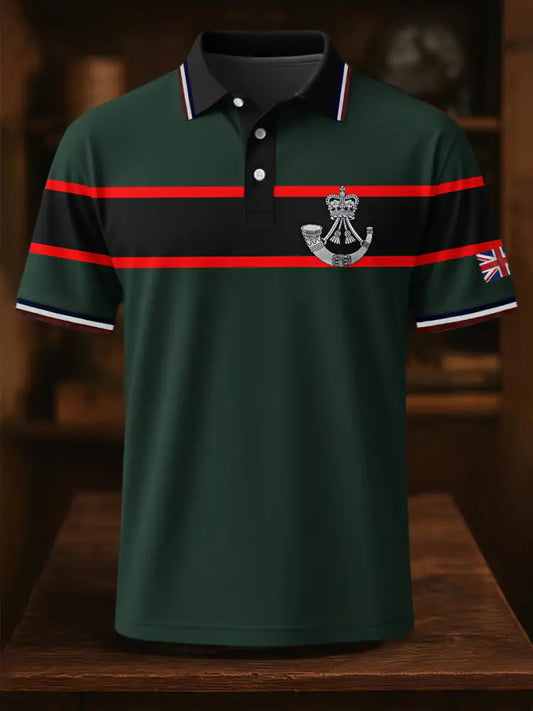 Men’s Business Style Badge Top Army Green / S