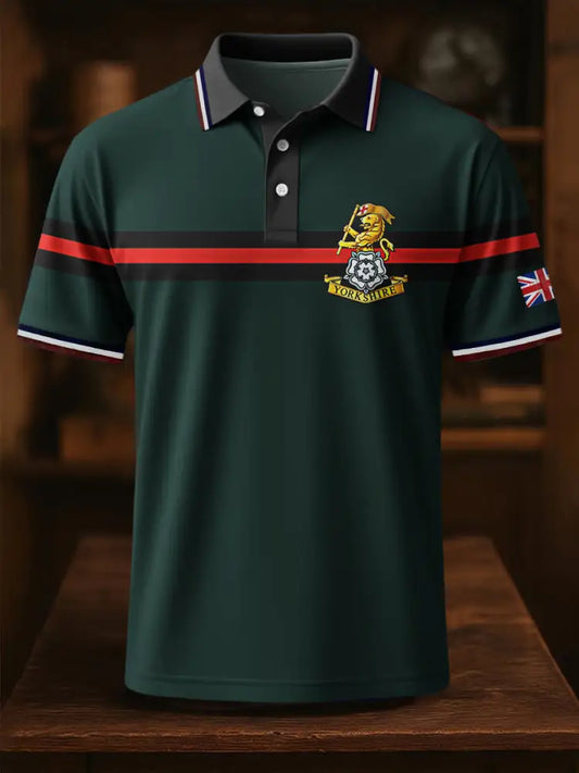 Men’s Business Style Badge Top Army Green / S