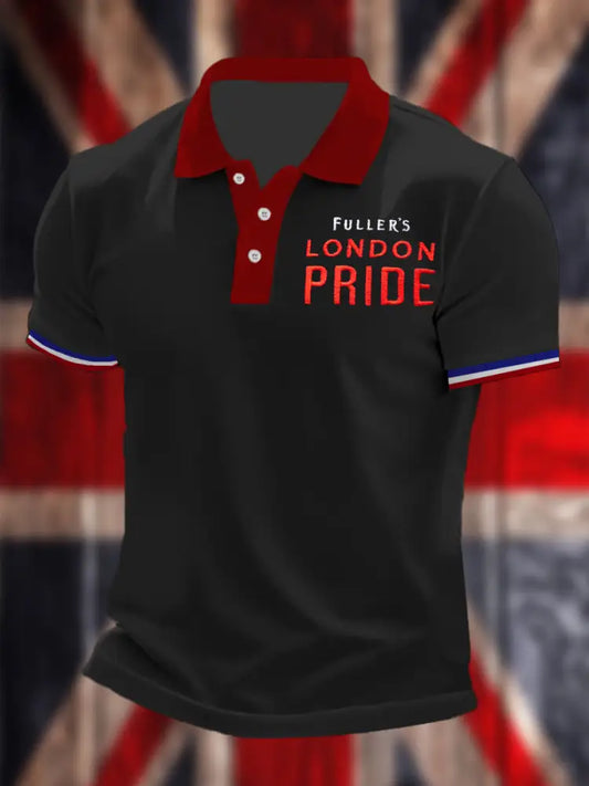 Men’s Fuller’s London Pride Short Sleeve Shirt Black / S
