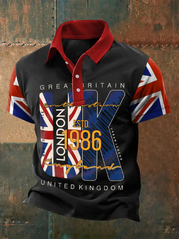 Men’s Great Britain UK polo shirts Red / S