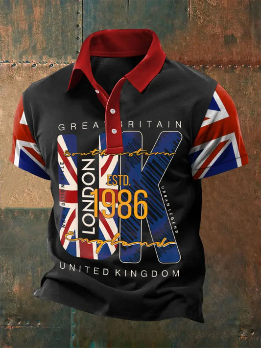 Men’s Great Britain UK polo shirts Red / S