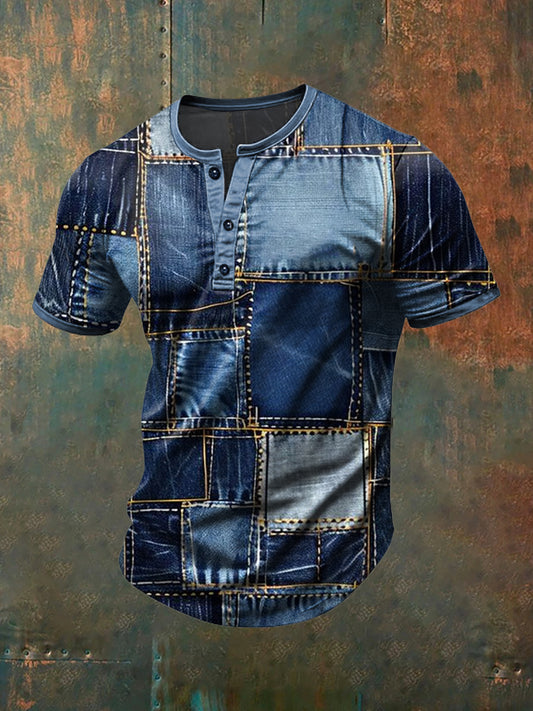 Men's Vintage Holiday Business Casual Polo Shirt