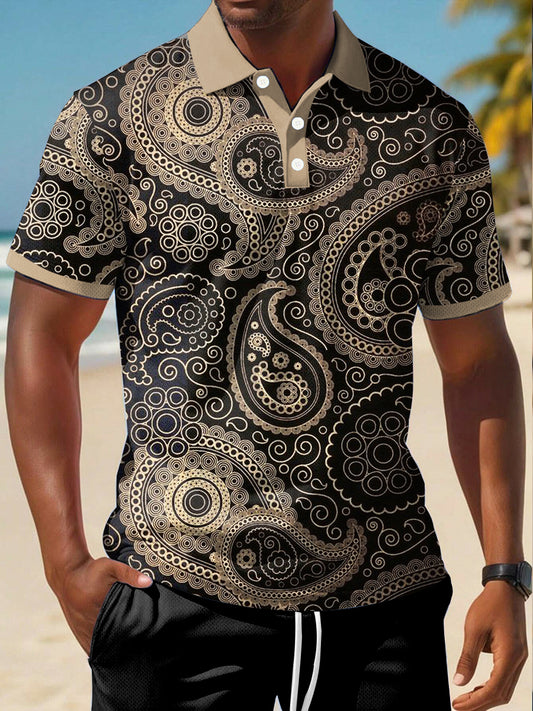 Men's Vacation Design Casual short sleeve shirt