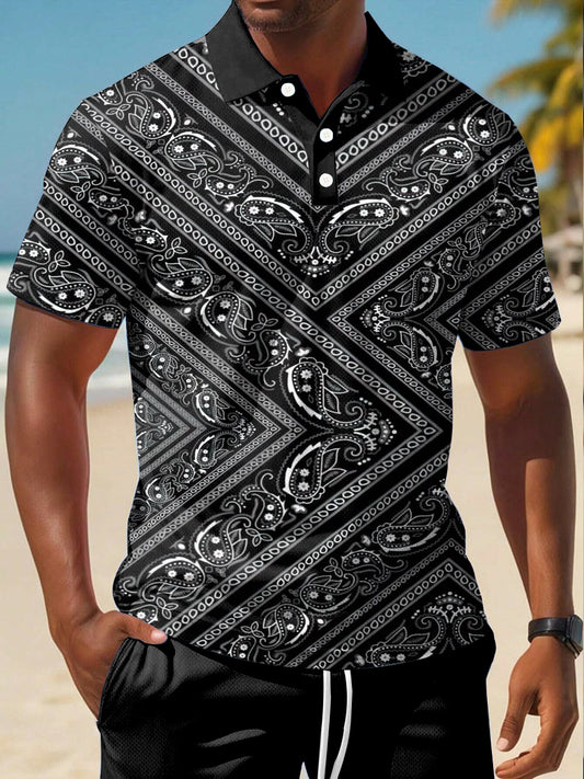Men's Vacation Design Casual short sleeve shirt