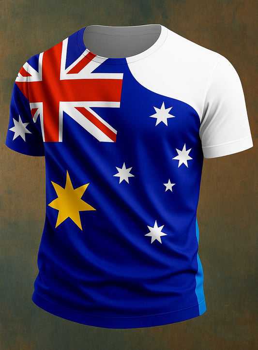 Men's Vintage Australian Casual T-Shirt