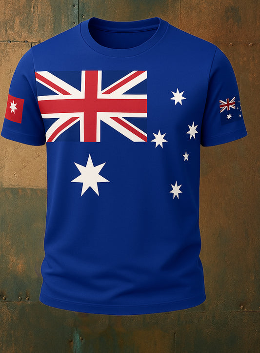 Men's Vintage Australian Casual T-Shirt