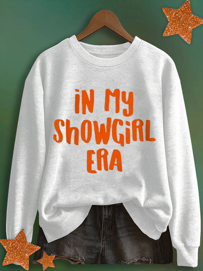 Women's In My Showgirl Era Print Sweatshirt