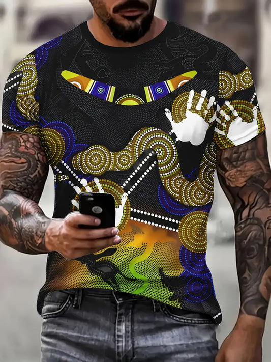 Men's Vintage Australian Holiday Casual T-Shirt