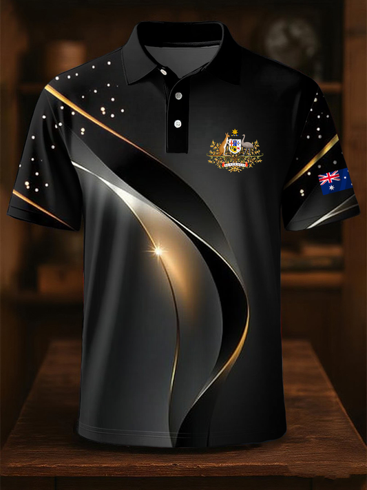 Men's Australian Business Style short sleeve shirt