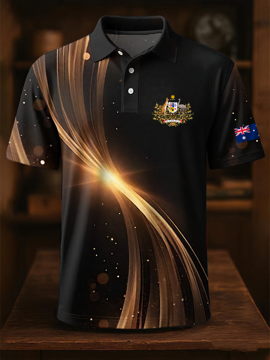 Men's Australian Business Style short sleeve shirt